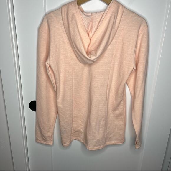 NWT The North Face Pink Salt Heather Full Zip Hoodie Sweatshirt Size Large - Picture 3 of 8